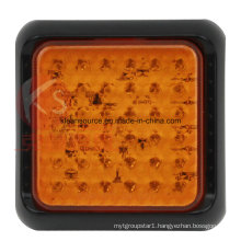 ECE Approved Square LED Turn Marker Light for Heavy Duty Truck and Trailer with Short Delivery Time and Small MOQ.